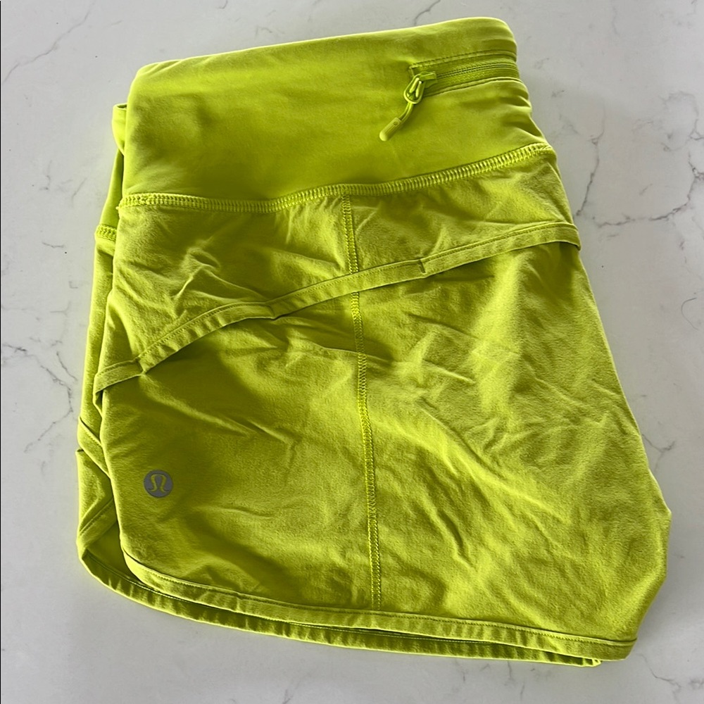 lululemon athletica Women's Lime Green Shorts size 6